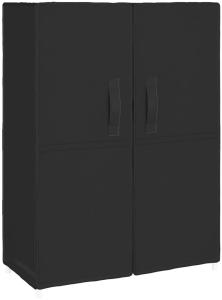 Schuhschrank Schwarz 60x28x90 cm Stoff