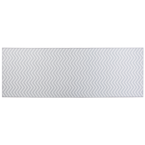 Teppich grau weiß 70 x 200 cm SAIKHEDA