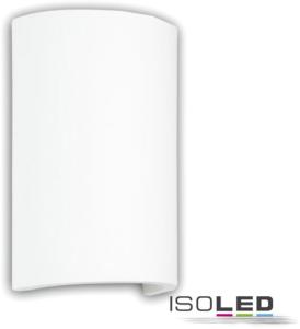 ISOLED LED Gips-Wandleuchte 2x3W, UP&DOWN, rund, warmweiß