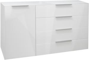 Sideboard 'MIX BOX' in Weiß matt/ Glas, ca. 177x97x45cm