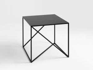 Furnilovers Beistelltisch MEMO METAL, schwarz, 50 cm