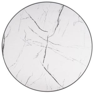 Couchtisch Wohnzimmertisch Dolores C 50x50x55cm Marmor weiß grau