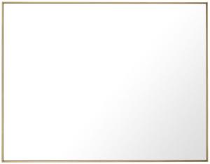 Casa Padrino Luxus Spiegel / Wandspiegel Messingfarben 180 x H. 140 cm - Garderobenspiegel - Wohnzimmer Spiegel - Luxus Qualität
