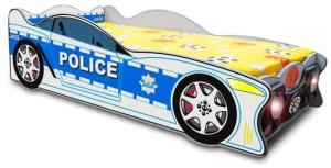 Polizei Auto Bett Betten Kinderbett Jugendbett Polizeiauto & Matratze Kind