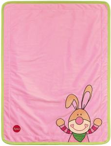 Sigikid 'Bungee Bunny' Kuscheldecke pink, 75x100 cm