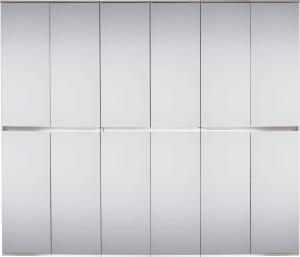 trendteam Garderobenschrank Mehrzweckschrank Flurschrank Weiß Melamin 222x191 cm
