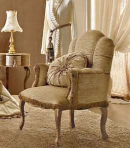 Casa Padrino Luxus Barock Wohnzimmer Sessel Beige / Braun - Hochwertige Barock Wohnzimmer & Hotel Möbel - Erstklassische Qualität - Made in Italy