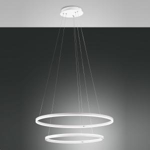 Fabas Luce 3508-48-102 LED Pendelleuchte Giotto 2-flammig 80cm weiß