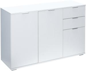 Deuba Sideboard Kommode Mehrzweckschrank Schlafzimmer Schrank Büromöbel DB131 - Weiß