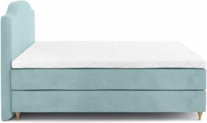 ELESS Mozart Boxspringbett Türkis 200x210 cm H3-H4