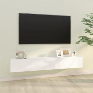 vidaXL TV-Wandschränke 2 Stk. Weiß 100x30x30 cm Holzwerkstoff