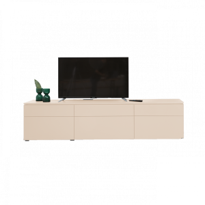 Merano Lowboard | Lack sahara 3537 Merano Lowboard Tiefe: 47,1 cm 9167 - 2 x Geräteauszugboden, 90 cm, T 41 cm, hinter Klappe Lowboard Kein Sockelpodest