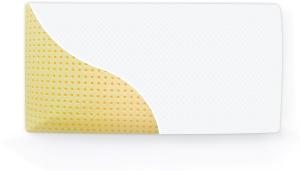 Ergonomisches Nackenkissen aus Viscoschaum mit 2 Bezügen- Memory Foam Kissen - Schlafkissen für besten Liegekomfot -Orthopädisches Kissen für jede Schlafposition - Waschbarer Kopfkissen Bezug - Öko-Tex zertifiziert - Visco Kissen 40x80