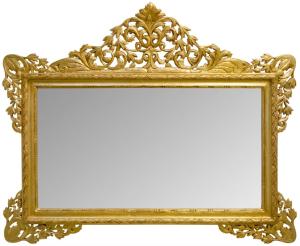 Casa Padrino Antik Stil Wandspiegel Gold 190 x H. 155 cm - Limited Edition