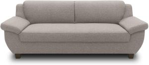 DOMO. collection 3 Sitzer, Sofa, 3er Couch, Garnitur, 3-2-1, Taupe, 207 cm