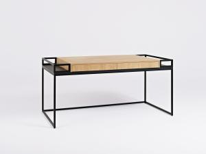 Furnilovers Schreibtisch K16, Holz/Metall, 160x78 cm