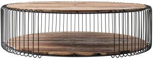 Barca Couchtisch natürliches Bootsholz Holz Wohnzimmer Beistelltisch Tisch Sofa