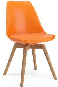 'Olbia' Stuhl, Orange/Eiche