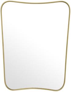 Casa Padrino Luxus Spiegel Messing 59 x H. 76,5 cm - Designer Wandspiegel