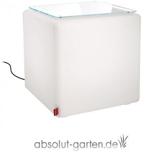 Beistelltisch Cube Outdoor (Sicherheitsglasplatte)