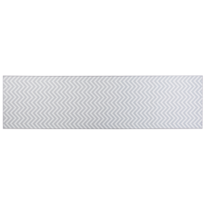 Teppich grau weiß 80 x 300 cm SAIKHEDA