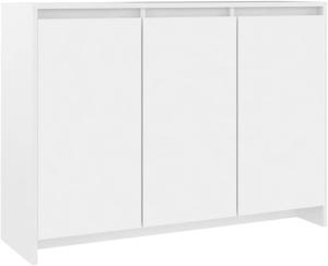 Sideboard Weiß 102x33x75 cm Holzwerkstoff
