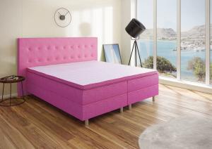 Best For You Boxspringbett 'Neo First Class' Rosa, 120 x 200 cm