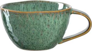 Leonardo Keramiktasse MATERA, Kaffeetasse, Becher, Tasse, Keramik, Grün, 180 ml, 018589