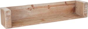 Wandregal HWC-A15, Hängeregal Bücherregal, Tanne Holz rustikal massiv MVG-zertifiziert ~ 60cm