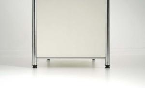 Sideboard 2 OH Artline, 236x38x78 cm, Weiß