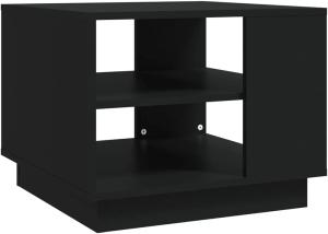 Couchtisch Schwarz 55x55x43 cm Holzwerkstoff