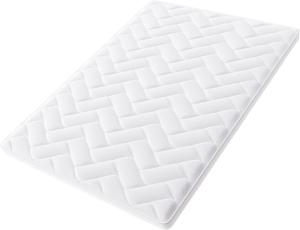 Hilding Sweden Pure 50 Matratzentopper, Mittelharte Matratzenauflage für besseren Schlafkomfort, Schaumstoff, Weiß, 200 x 100 cm