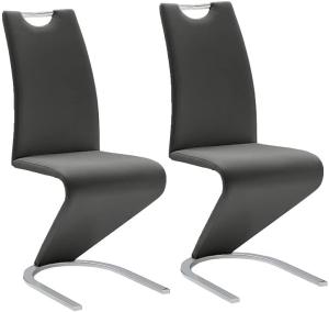 Schwingstuhl AMADO 2 Stühle Schwarz