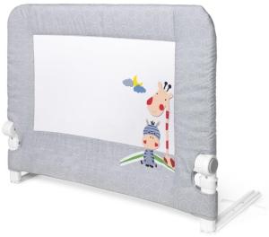 Interbaby Rausfallschutz 90cm Bettbar für Babys und Kinder. Modell: Giraffe, grau, 2. 6 kg