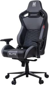 Elite Gaming-Stuhl Mercenary Bürostuhl Gaming-Chair Schreibtischstuhl Gaming (Schwarz/Grau)