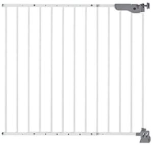 reer 'T-GATE' Türgitter und Treppengitter, für Türbreiten 77 - 104 cm, zum Klemmen oder Schrauben, Metall, Weiß