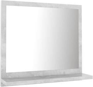 vidaXL Badspiegel Grau 100x10,5x37 cm Spanplatte