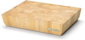 Hackblock Gummibaum-Holz, 40 cm breit von CONTINENTA