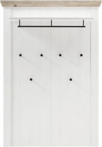 Garderobenpaneel Rovola in Pinie weiß 107 x 153 cm