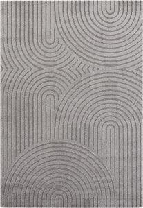 Kurzflor Teppich Panglao Grau - 80x150x1,4cm
