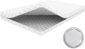 Crownmiller Microfaser Ersatz Matratzenbezug, 60°C waschbar, 4-seitiger Reißverschluss 90x210 cm (Sondergröße), 22 cm (Matratzen von 20-24cm)