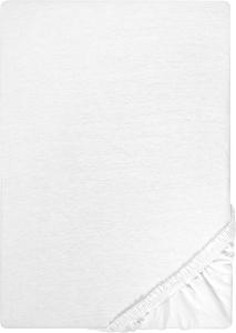 Biberna Jersey-Stretch Spannbettlaken Spannbetttuch 180x200 cm - 200x200 cm Weiß