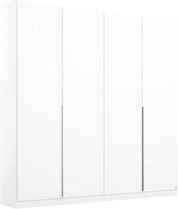 Rauch Möbel Alabama Schrank Kleiderschrank Drehtürenschrank Weiß 4-türig inklusive Zubehörpaket Classic 2 Kleiderstangen, 5 Einlegeböden BxHxT 181x210x54 cm