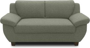DOMO. collection 2 Sitzer, Sofa, 2er Couch, Garnitur, 3-2-1, grün, 159 cm