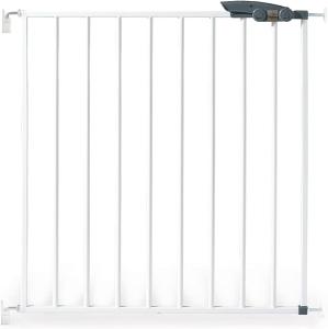 Pinolino 'Baby Lock Classic' Tür- und Treppenschutzgitter, für Türbreiten 69,5 cm bis 76,5 cm, zum Schrauben, Metall, Weiß