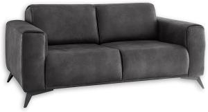 Bega 2,5-Sitzer PUEBLO Sofa Polstersofa in Stoff anthrazit 185 cm