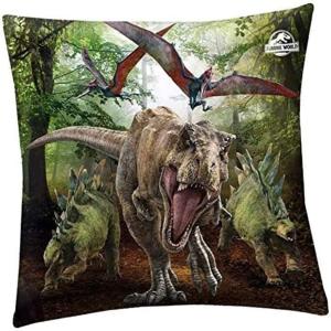 Jurassic World - Dinosaurier Kissen, 40x40 cm