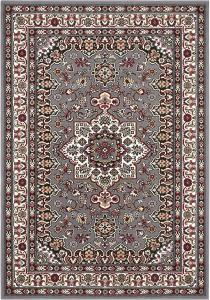 Orientalischer Kurzflor Teppich Parun Täbriz Grau - 160x230x0,9cm