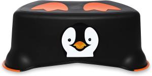 Jippie's toilettenhocker Pinguin 26,2 x 14,6 cm schwarz/orange