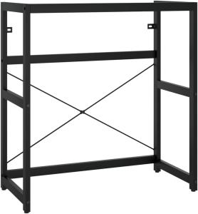 Badezimmer Waschtischgestell Schwarz 79x38x83 cm Eisen